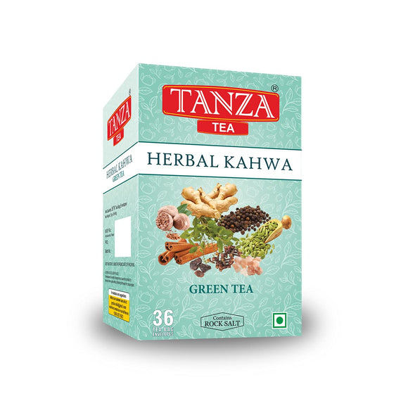 Tanza Tea Herbal Kahwa Green Tea 36 Tea Bags