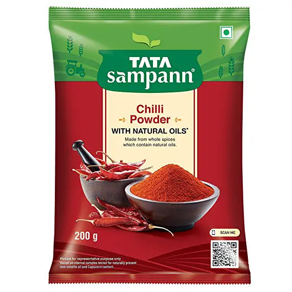 Tata Sampann Chilli Powder Masala with Natural Oils, 200g