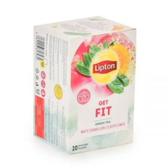 Lipton Get Fit Green Tea Herbal Infusion 20 Tea Bags 30g
