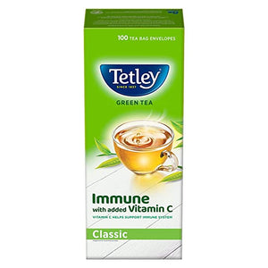 Tata Tetley Green Tea, Regular, 100 Tea Bags