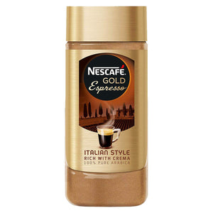 Nescafe Gold Espresso Italian Style Rich with Crema,Ground, 100 g Bottle