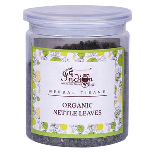 The Indian Chai - Organic Nettle Leaves Herbal Tea 50g, Urtica Diocia, Lowers Blood Pressure levels, Reduces PMS Symptoms, Cleanses Kidney, Detox