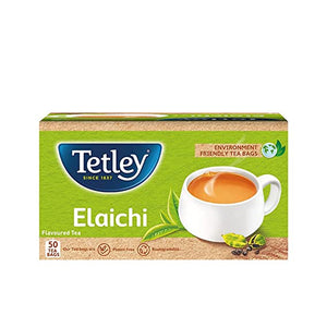 Tata Tetley | Elaichi Flavoured Chai | Black Tea | 50 Tea Bags