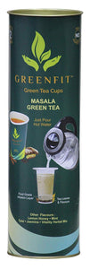 Brewin Greenfit Masala Green Tea Can of 15 Cups Jar, 15 X 1 g