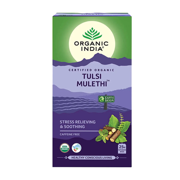 Organic India Tulsi Mulethi, 25 Tea Bags