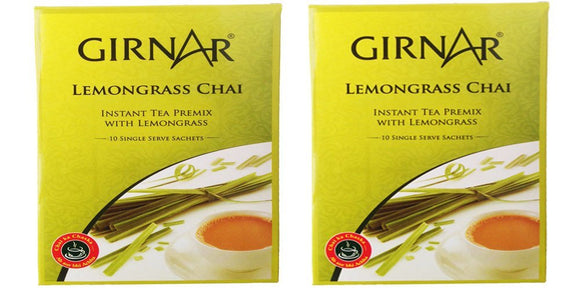 Girnar Instant Prmeix Lemon Grass Tea (Pack of 2)