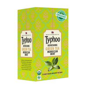 Typhoo Organic Green Tea - Moroccan Mint, 25 Tea Bags
