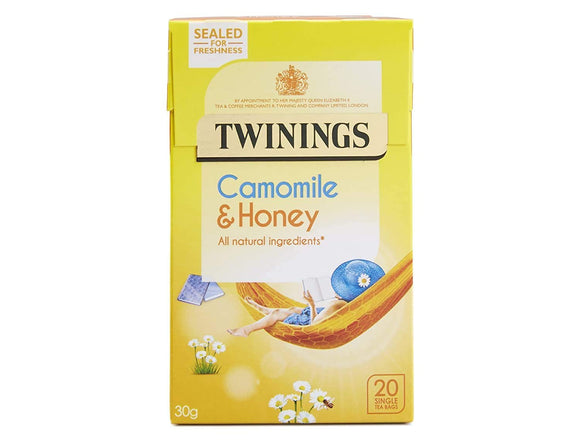 Twinings Camomile Honey & Vanilla 20ct Single Tea Bags, 30 g