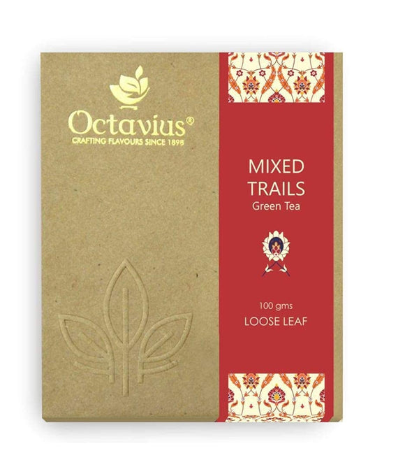 Octavius Mixed Trails Green Loose Leaf Tea - 100 Gms
