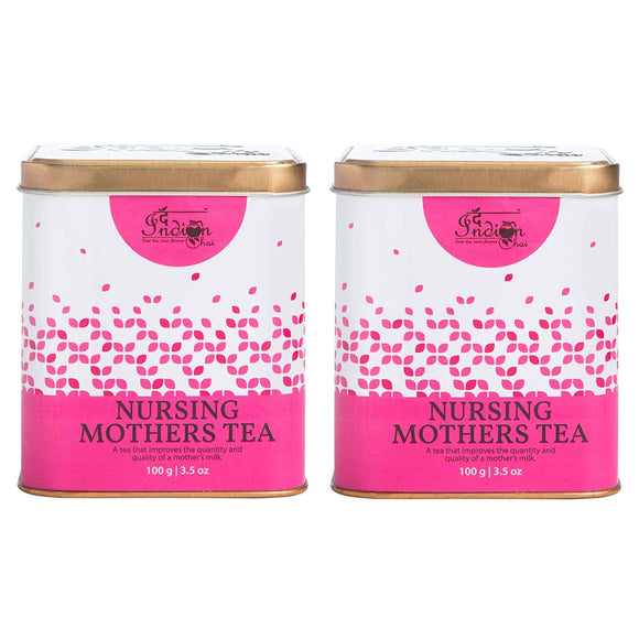 The Indian Chai – Nursing Mothers Tea 200g - Caffeine Free Herbal Tea for Healthy Lactation - with Fenugreek, Milk Thistle, Fennel Seed & More for Breastfeeding!