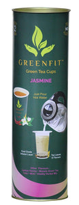 Brewin Greenfit Jasmine Green Tea Can of 15 Cups Jar, 15 X 1 g