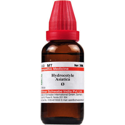 Willmar Schwabe India Hydrocotyle asiatica Mother Tincture 1X (Q) (30ml)