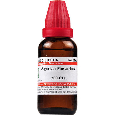 Willmar Schwabe India Agaricus Muscarius 200 CH (30ml)