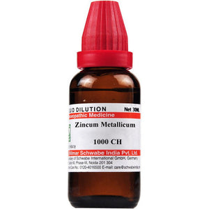 Willmar Schwabe India Zincum metallicum 1000 CH (30ml)