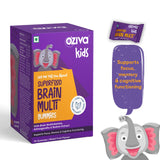 OZiva Superfood For Super Kids (Vision + Immunity + Brain MultiVitamin Gummies) For 5 years & Above | Pack Of 3 - 30 Gummies Each | With Vitamin C, Zinc, Brahmi & Ashwagandha
