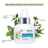 OZiva Phyto Cleanse Daily Regime ( Phyto Cleanse Anti-Acne Face Wash + Phyto Cleanse Anti-Acne Face Serum )