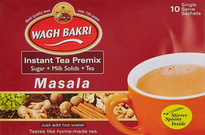 Wagh Bakri Masala Instant Tea Premix, 140g - (Pack of 10)