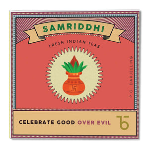 Teabox Samriddhi Premium Tea Gift Collection From The Source | English Breakfast Black | Mountain Rose Black | Kashmiri Kahwa Saffron Green | Assam Masala Chai | Classic Earl Grey | Organic Mint |Bombay Cutting Masala | Kashmiri Kesar Gulab| Jasmine Green
