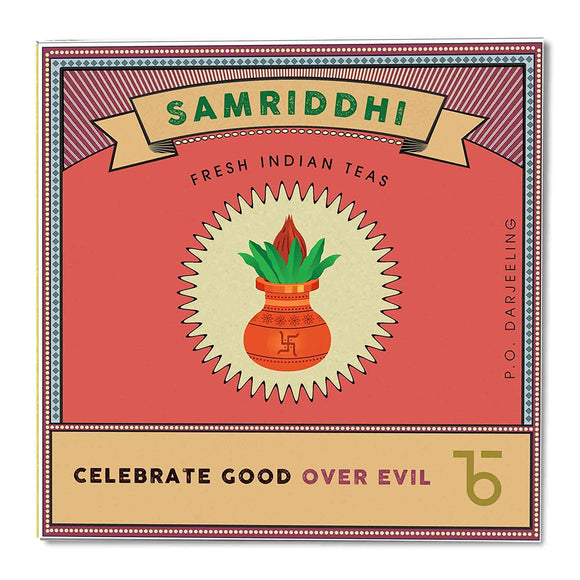 Teabox Samriddhi Premium Tea Gift Collection From The Source | English Breakfast Black | Mountain Rose Black | Kashmiri Kahwa Saffron Green | Assam Masala Chai | Classic Earl Grey | Organic Mint |Bombay Cutting Masala | Kashmiri Kesar Gulab| Jasmine Green