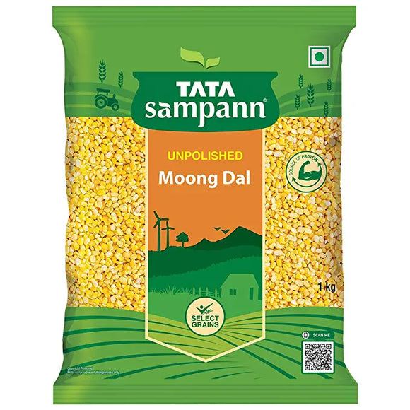 Tata Sampann Unpolished Moong Dal Split, 1kg