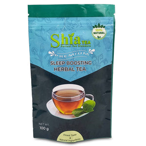 Shia Tea Sleep boosting Herbal tea | Genuine Organic Herbal Tea | darjeeling tea | Herbal tea | 100 grams (sleep boosting herbal tea)