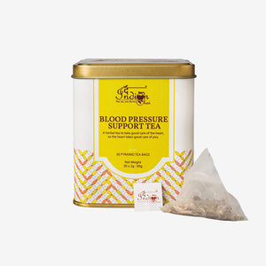 The Indian Chai – Blood Pressure Support Tea 30 Pyramid Tea Bags with Beetroot, Jatamansi, Burdock Root, Ashwagandha etc for Cholesterol & Metabolism.