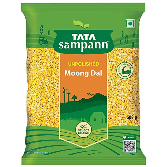 Tata Sampann Unpolished Moong Dal Split, 500g