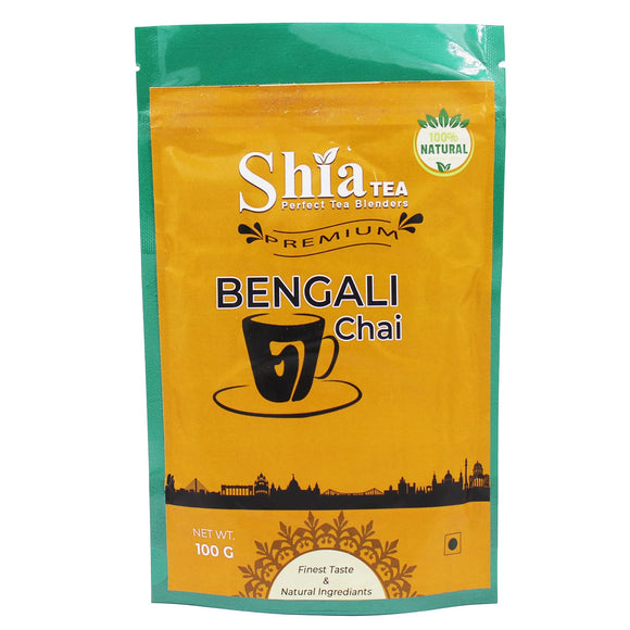 Shia Bengali (Chai) Tea | Rich And Flavoured Chai | Black Tea | Lemon Natural Flavour |100 grams