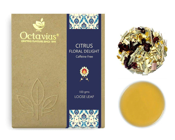 Octavius Citrus Floral Delight (Tisane) Loose Leaf Tea - 100 Gms