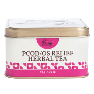 The Indian Chai - PCOS/OD Relief Herbal Tea 50g with Spearmint, Flax Seed, Chasteberry etc, Helps with Acne, Facial Hair Growth, Scalp Hair Loss related to Hormonal Imbalance