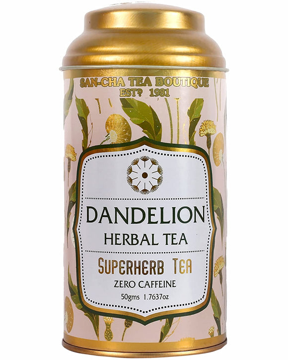 Sancha Tea Boutique|Dandelion Tea|Superherb Herbal Tea|Made with 100% Dandelion Leaves (50X3 Cups)|Natural Body & Liver Cleansing Tea|Caffeine Free Tea