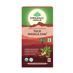Organic India Tulsi Tea Chai Masala 25 Tea Bag Pack Of 3