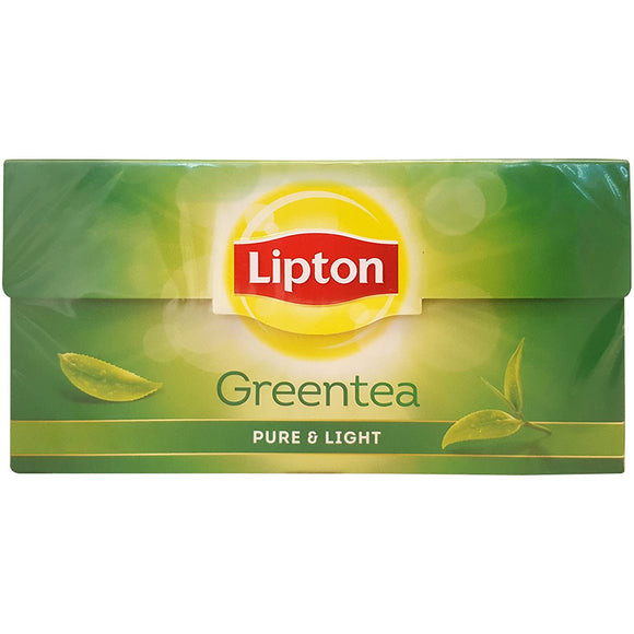 Lipton Green Tea Bags - Pure and Light, 25 Bags Carton