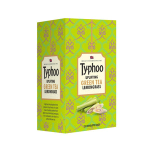Typhoo Uplifting Lemon Grass Green Tea Bags (25 Tea Bags)