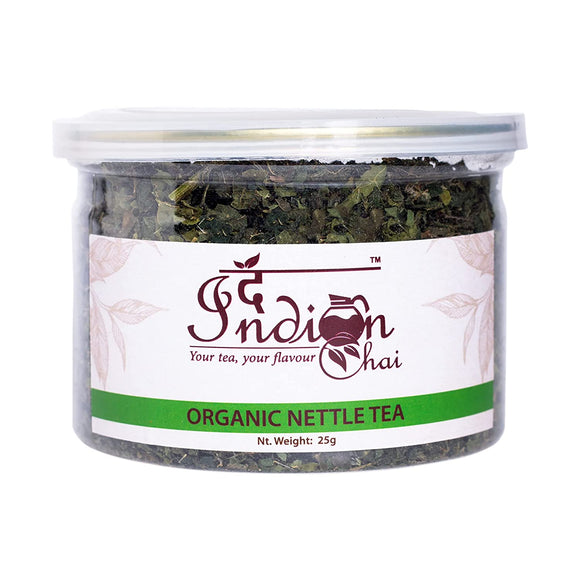 The Indian Chai - Organic Nettle Tea, Urtica Dioica, Herbal Tea for Blood Pressure, 25g