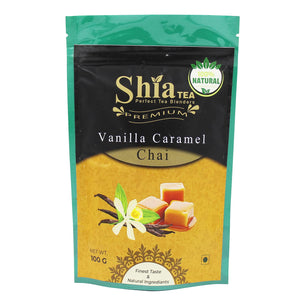 Shia Vanilla Caramel Chai | Natural Vanilla Flavour | Caramel Tea |100 grams
