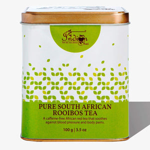 The Indian Chai - South African Rooibos Tea 100g for Healthy Sleep, Boosts Immunity, Relieves Stress and Supports Weight Loss