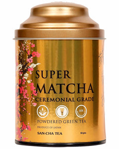 Sancha Tea Boutique Japanese Matcha Green Tea, 100% Authentic Japanese Matcha, Ceremonial Grade Matcha (50Cups+), Green Tea Immunity…