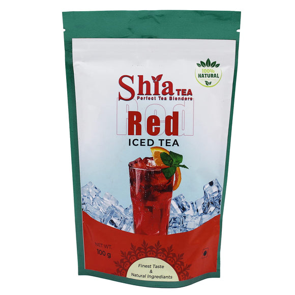 Shia Red Iced Tea | Fresh Flavoured Tea | Natural Flavour | Black Tea (Hibiscus)