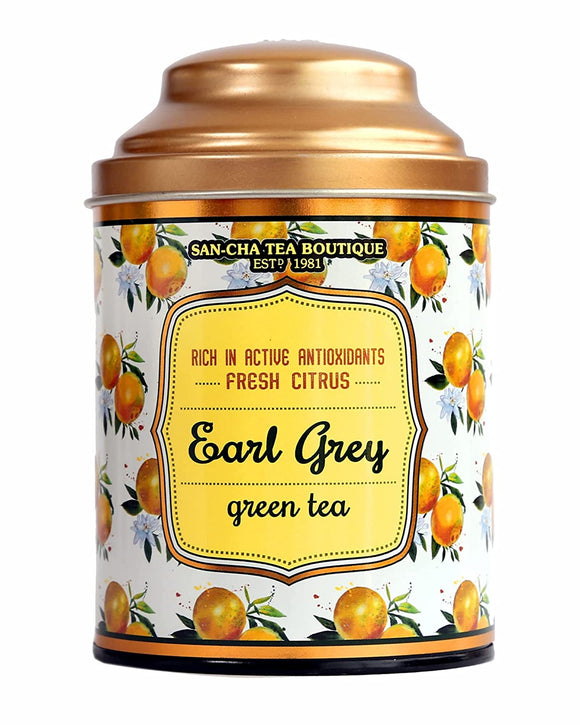 Sancha Tea Boutique Earl Grey (Bergamot) Green Tea (100 CupsX3), Rich in Antioxidants, Made with Natural Bergamot Oil, 100% Rainforest Alliance Certified, Green Tea Immunity…