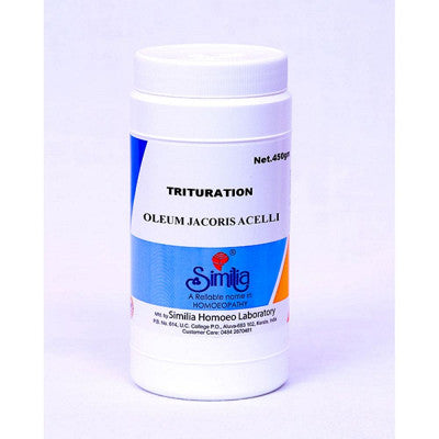 Similia India Trituration Oleum Jacoris 3X (450g) Tablets