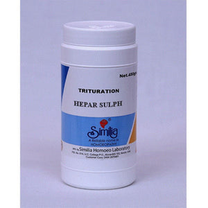 Similia India Hepar Sulph  Trituration Tablets 6X (450g)