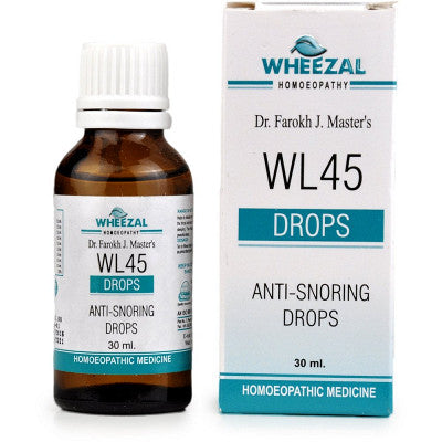 Wheezal WL-45 Anti Snoring Drops (30ml)