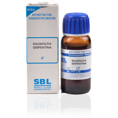SBL Rauvolfia Serpentina Mother Tincture 1X (Q) (30ml)