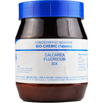 SBL Biochemic Calcarea Fluoricum 30X (450g) Tablets