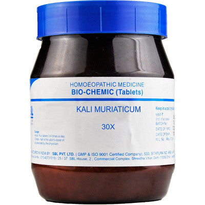 SBL Biochemic Kali Muriaticum 30X (450g) Tablets