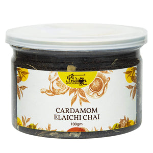 The Indian Chai - Cardamom Elaichi Chai Tea 100g, Premium Desi Chai Patti for Authentic Elaichi Flavour, Good for Digestion and Cough Cold