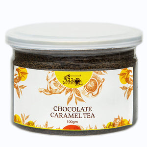 The Indian Chai - Chocolate Caramel Tea 100g with for Cocoa Powder, Caramel Powder etc for Relieving Stress, Boosts Brain Function and Supports Weight Loss