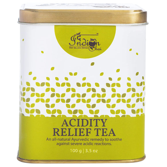 The Indian Chai - Acidity Relief Tea 100g | Herbal Tea with Milk Thistle, Anantmool, Guduchi, Bala | Relieves Acidity and Gas| Aids Digestion