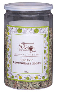 The Indian Chai - Organic Lemongrass Tea Loose Leaves 100g,Caffeine Free